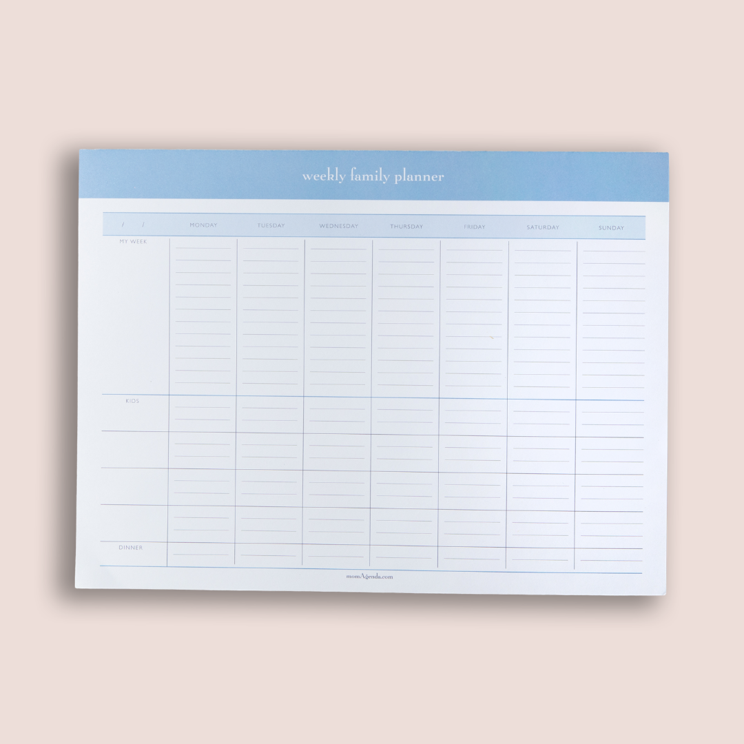 Weekly Family Planner Notepad