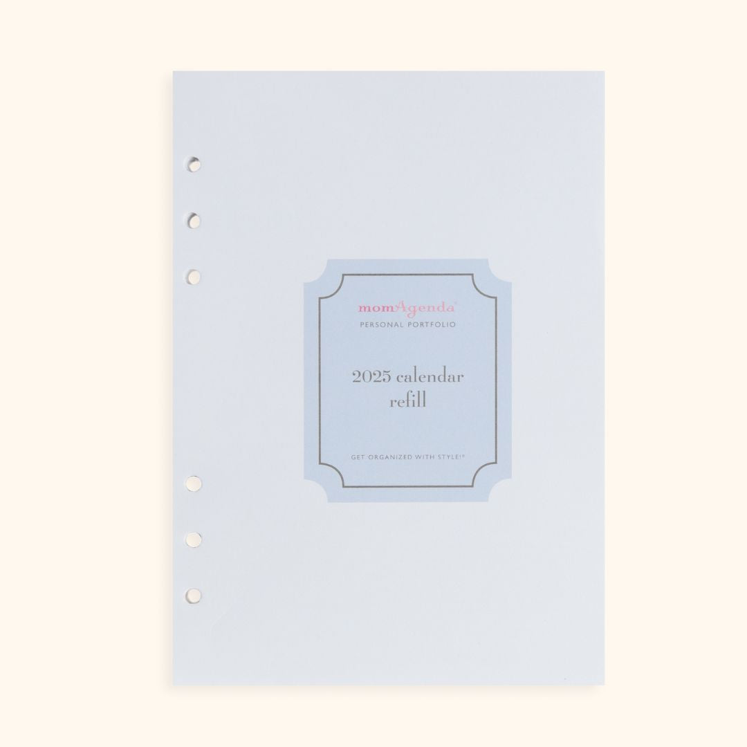 Personal Portfolio Planner Refill Insert (2025 Calendar Year)