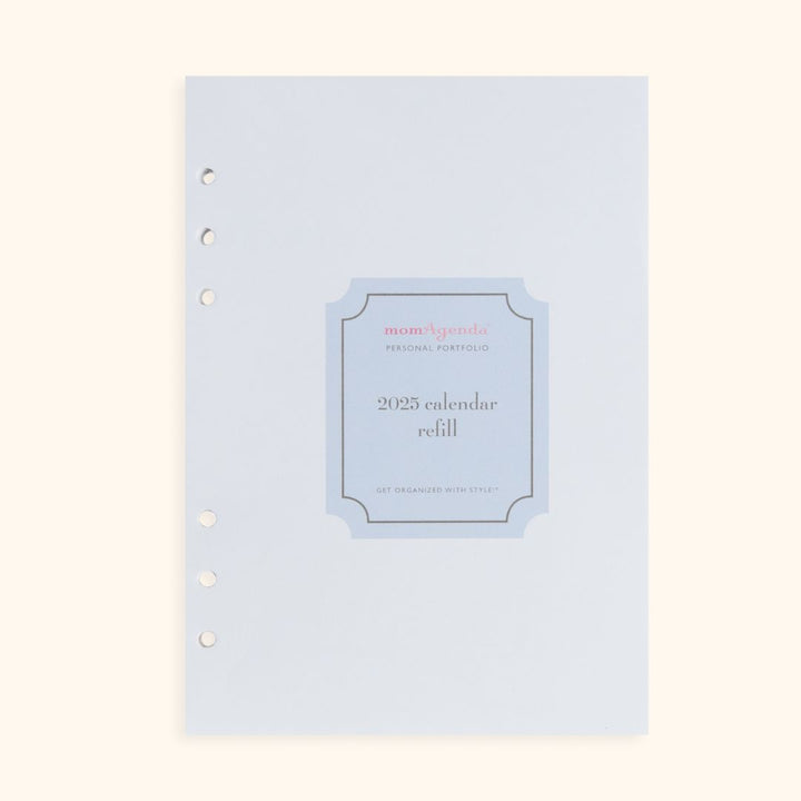 Personal Portfolio Planner Refill Insert (2025 Calendar Year)