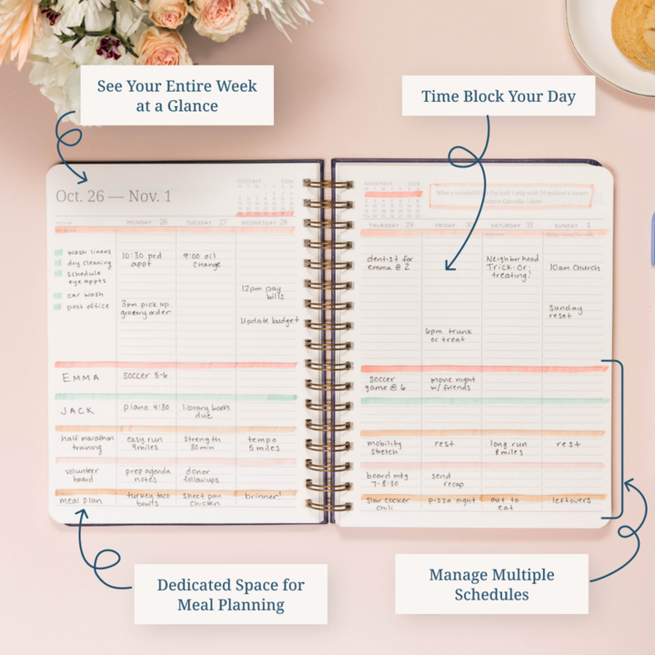 2026–27 Desktop Spiral 18-Month Planner