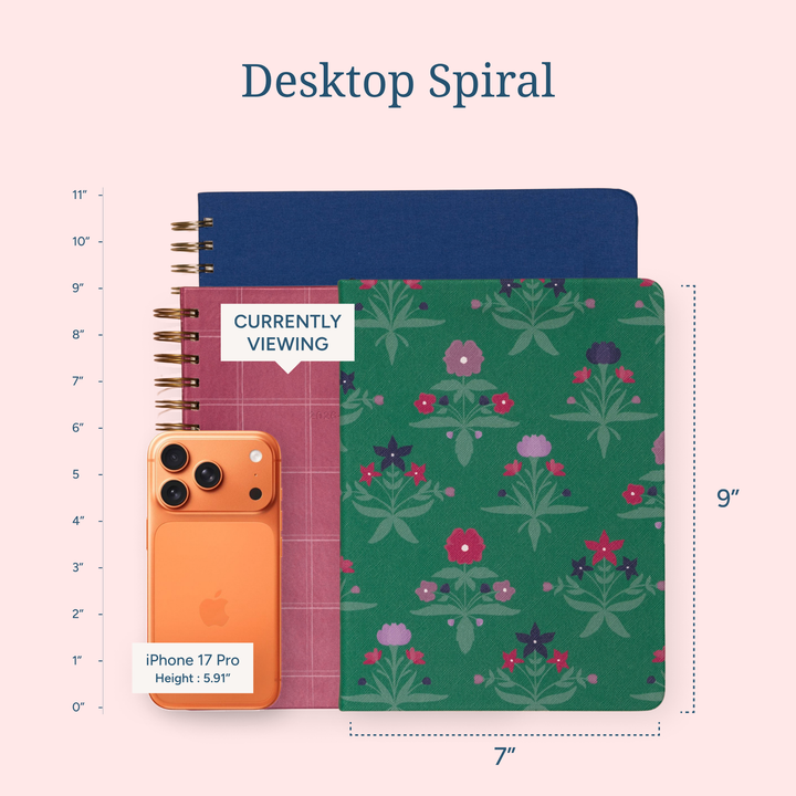 2026–27 Desktop Spiral 18-Month Planner