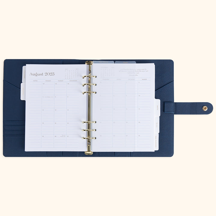 2025 Calendar Year A5 Personal Portfolio Planner