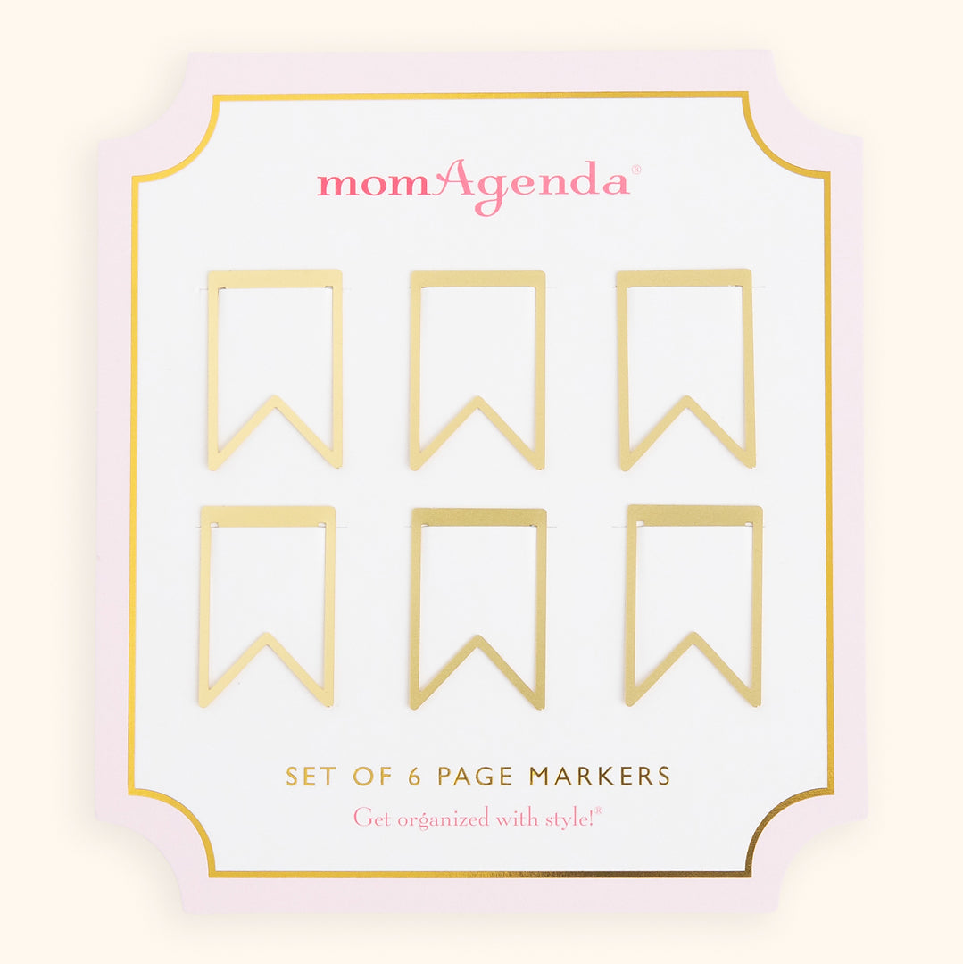 Gold Metal Page Markers