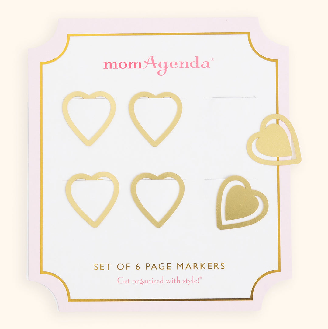 Gold Metal Page Markers