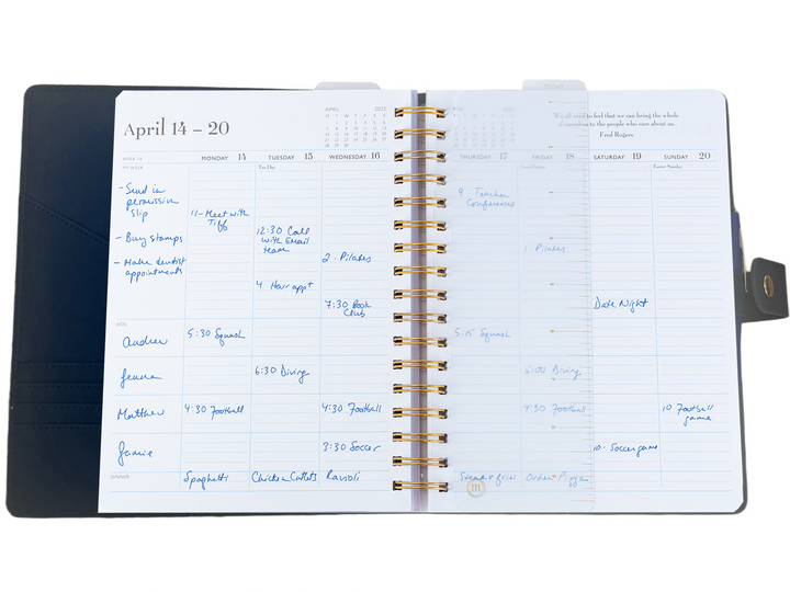 Folio Cover for momAgenda Desktop Spiral Planner