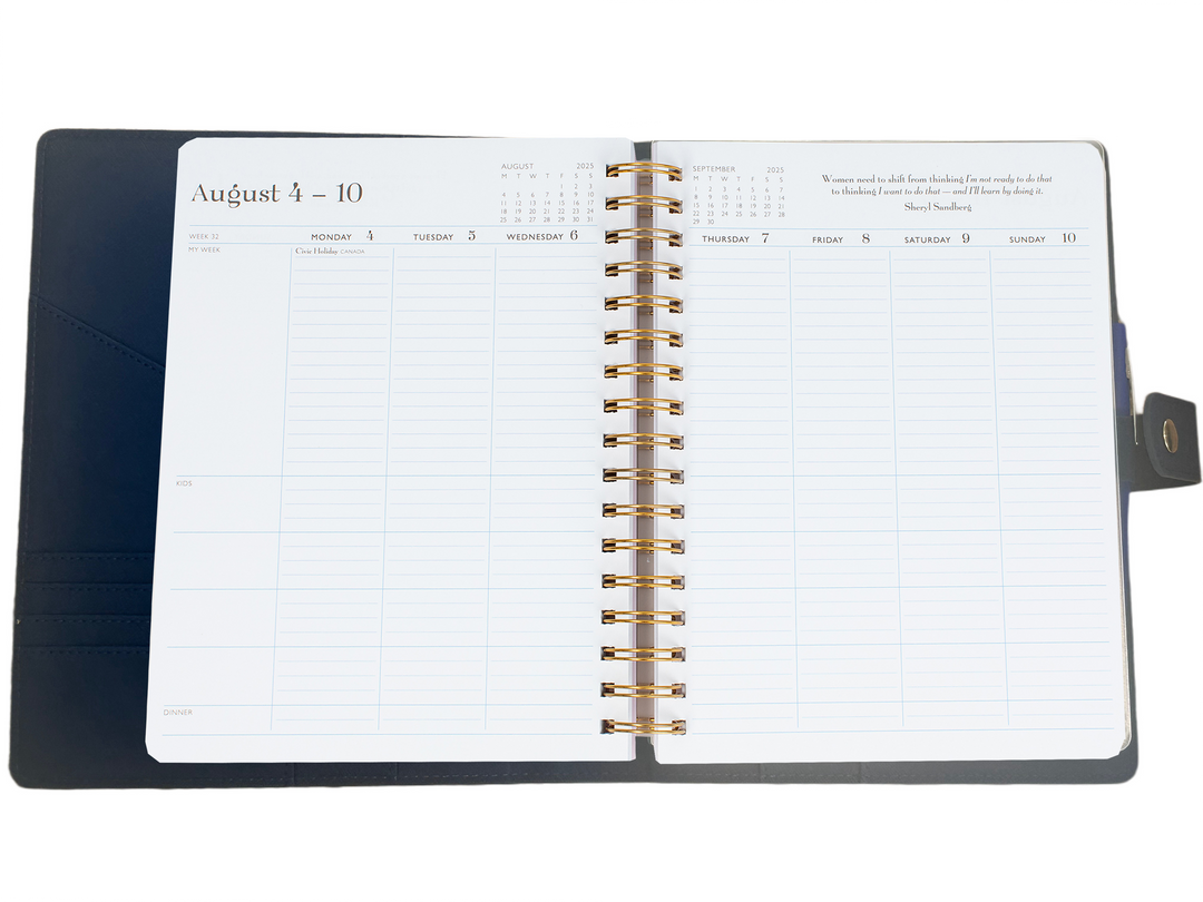 Folio Cover for momAgenda Desktop Spiral Planner