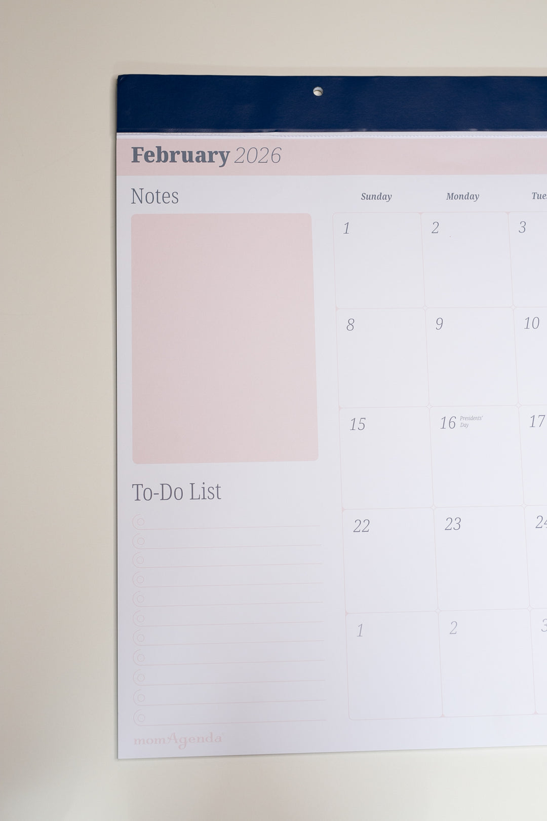 2026 Tear-Away Family Wall Calendar
