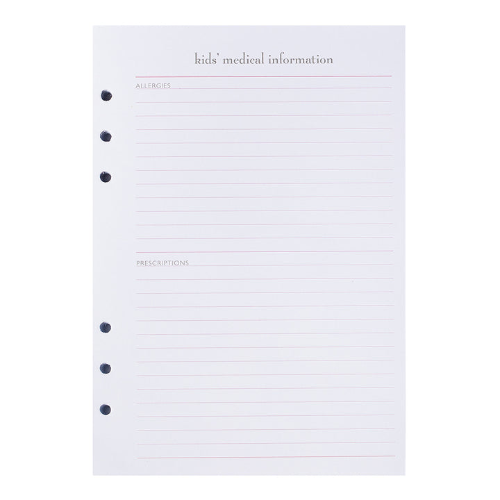 Personal Portfolio Planner Refill Insert (2025 Calendar Year)