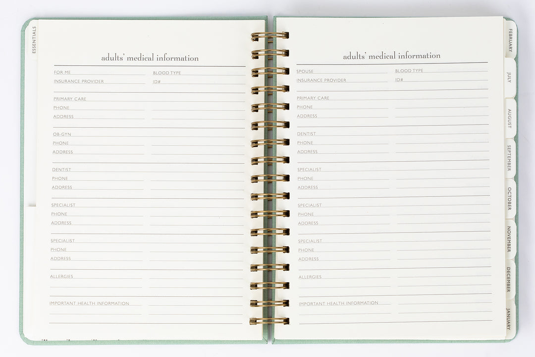 Home Office Mini 2024-25 Academic Planner