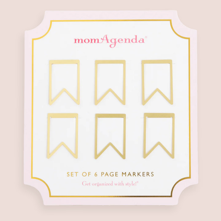 Gold Metal Page Markers