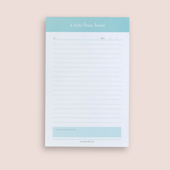 "A Note from Home" Notepad