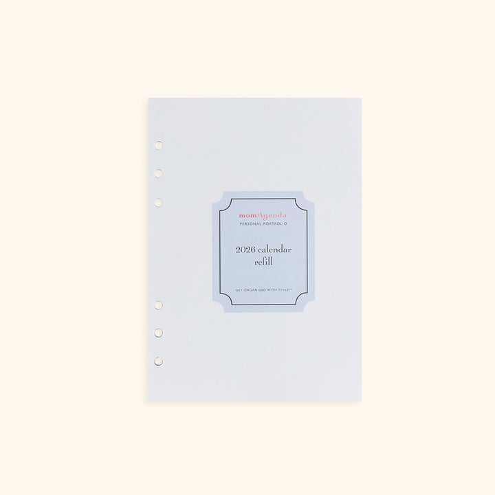 A5 Inserts for Weekly Planner Personal Portfolio 2026