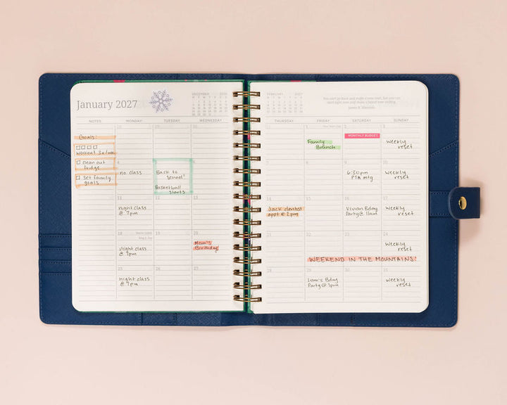 Folio Cover for Mom Agenda Desktop Spiral Planner