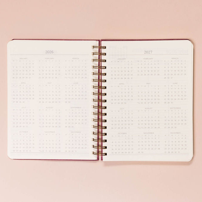 2026–27 Desktop Spiral 18-Month Planner