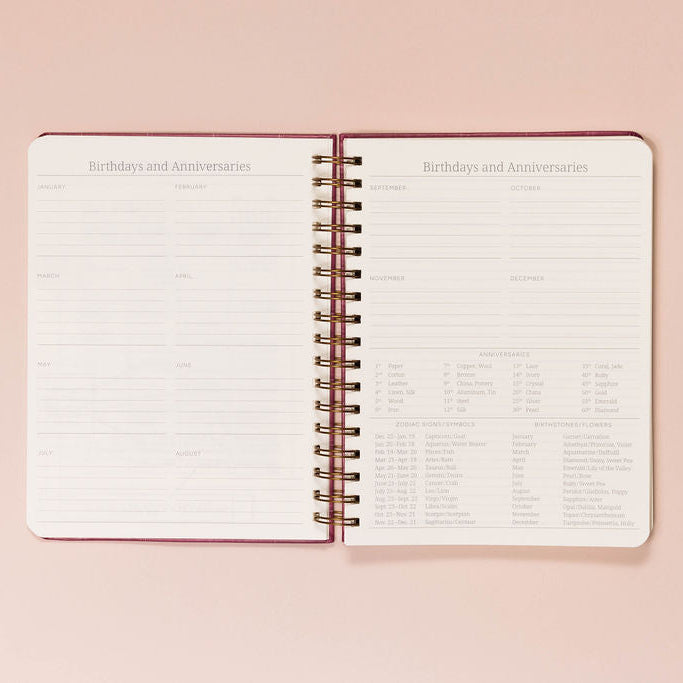 2026–27 Desktop Spiral 18-Month Planner