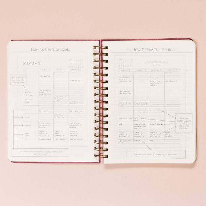 2026–27 Desktop Spiral 18-Month Planner