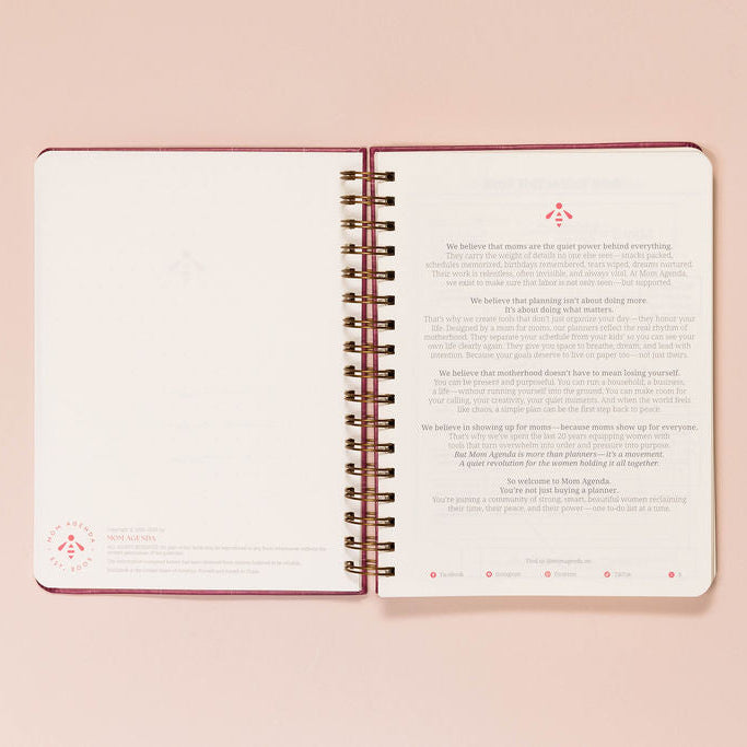 2026–27 Desktop Spiral 18-Month Planner