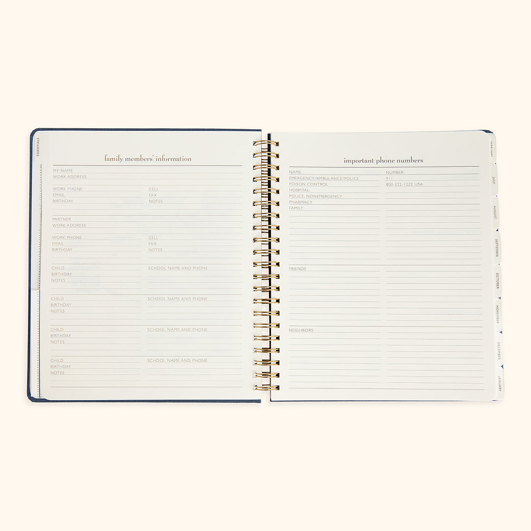 Home Office Academic Year Planner 2025–26 (12 Months)