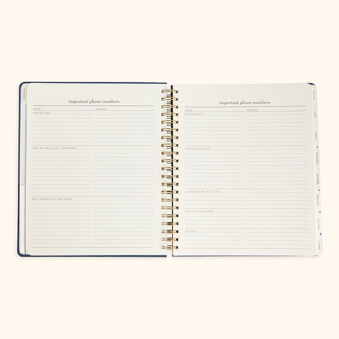 Home Office Academic Year Planner 2025–26 (12 Months)