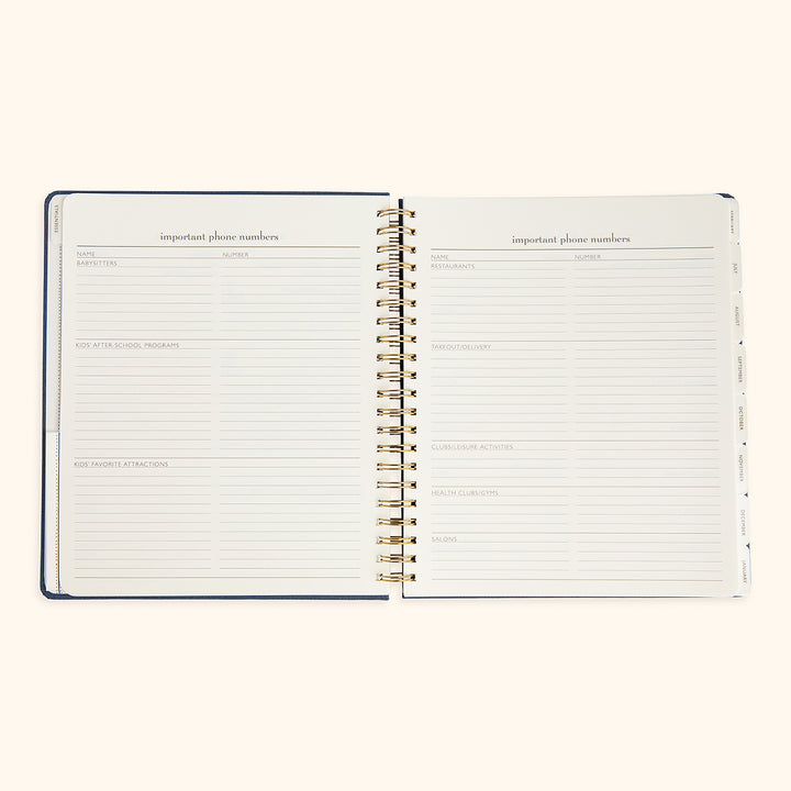 Home Office Academic Year Planner 2025–26 (12 Months)