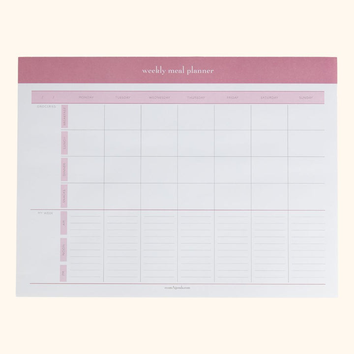 Weekly Meal Planner Notepad