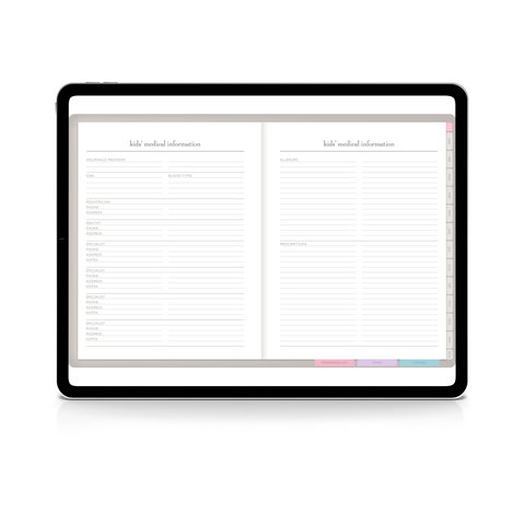 NEW!! Digital momAgenda Planner January - Dec 2025 | Best Digital Planner for Moms | iPad & Android Compatible