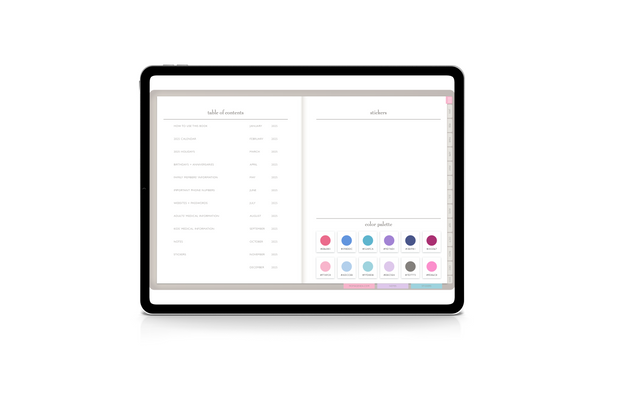 NEW!! Digital momAgenda Planner January - Dec 2025 | Best Digital Planner for Moms | iPad & Android Compatible