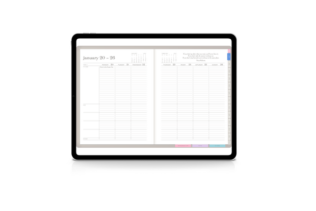 NEW!! Digital momAgenda Planner January - Dec 2025 | Best Digital Planner for Moms | iPad & Android Compatible