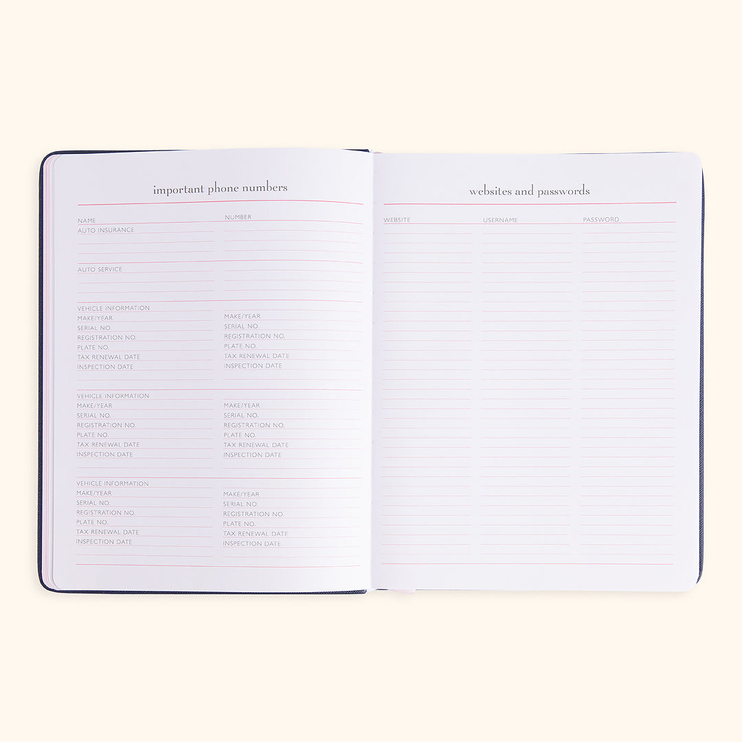 Mom Agenda Desktop 18-Month Planner 2025–26