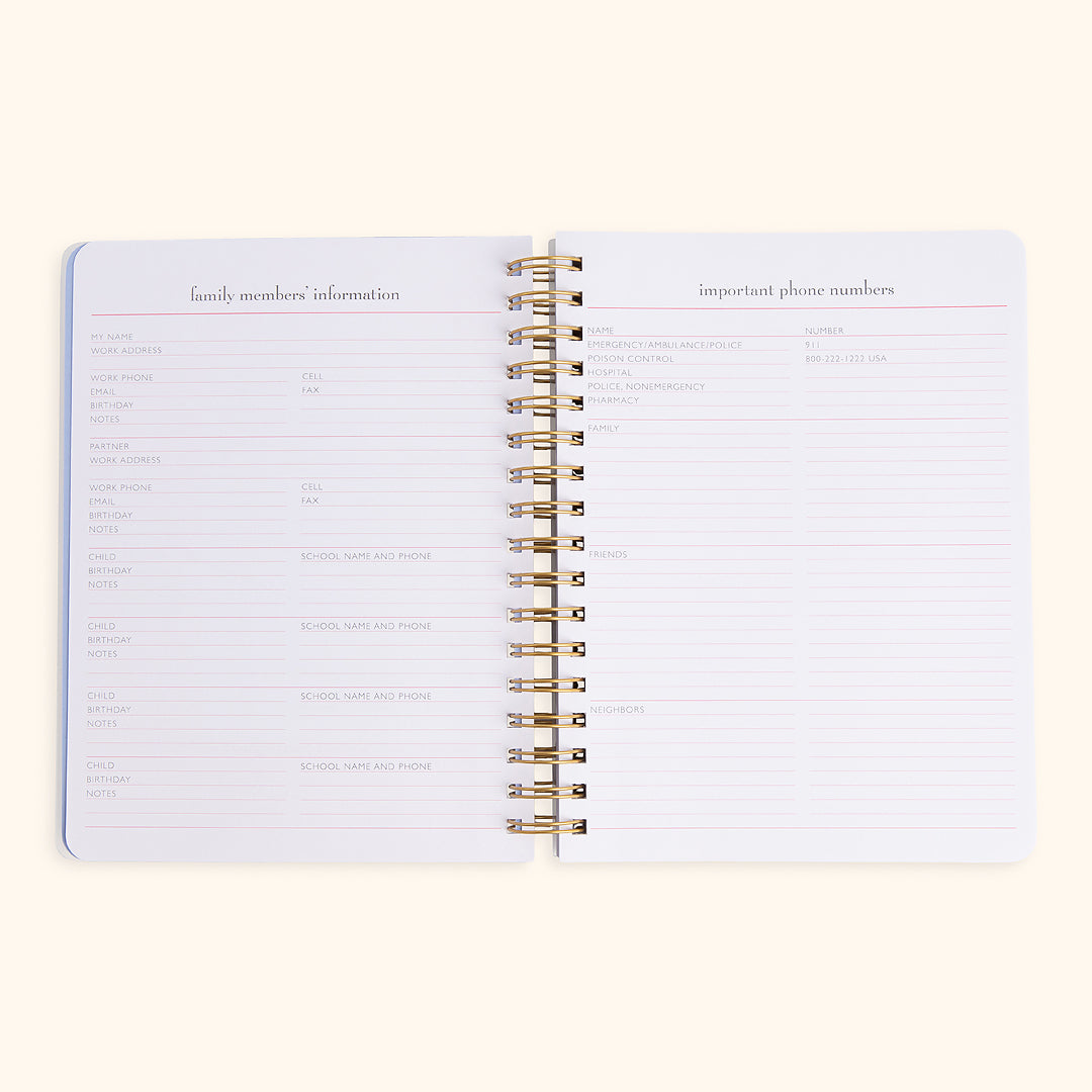 momAgenda Desktop Spiral 18-Month Planner 2025–26