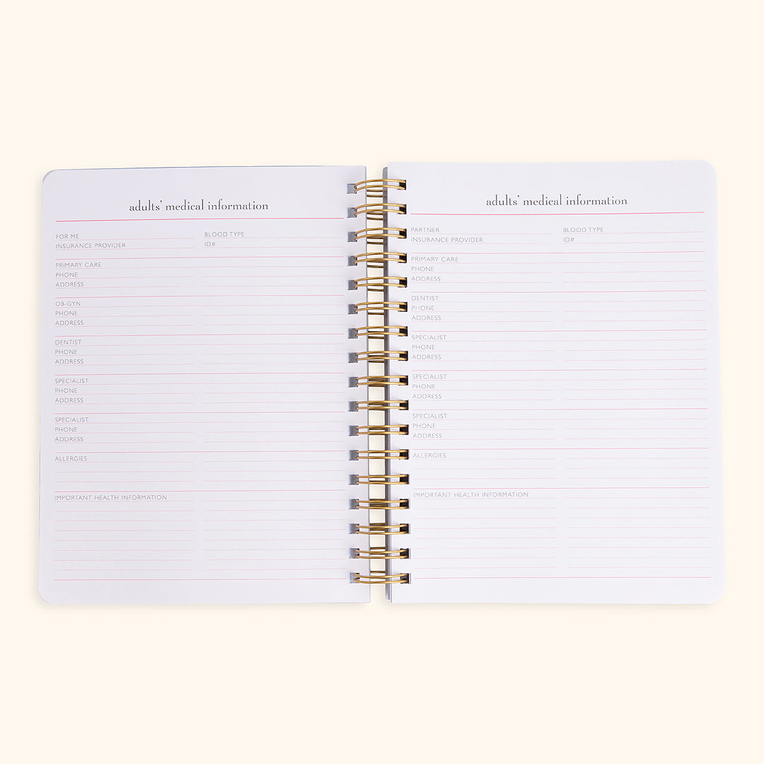 momAgenda Desktop Spiral 18-Month Planner 2025–26