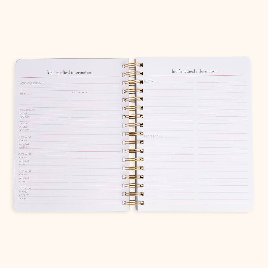 momAgenda Desktop Spiral 18-Month Planner 2025–26