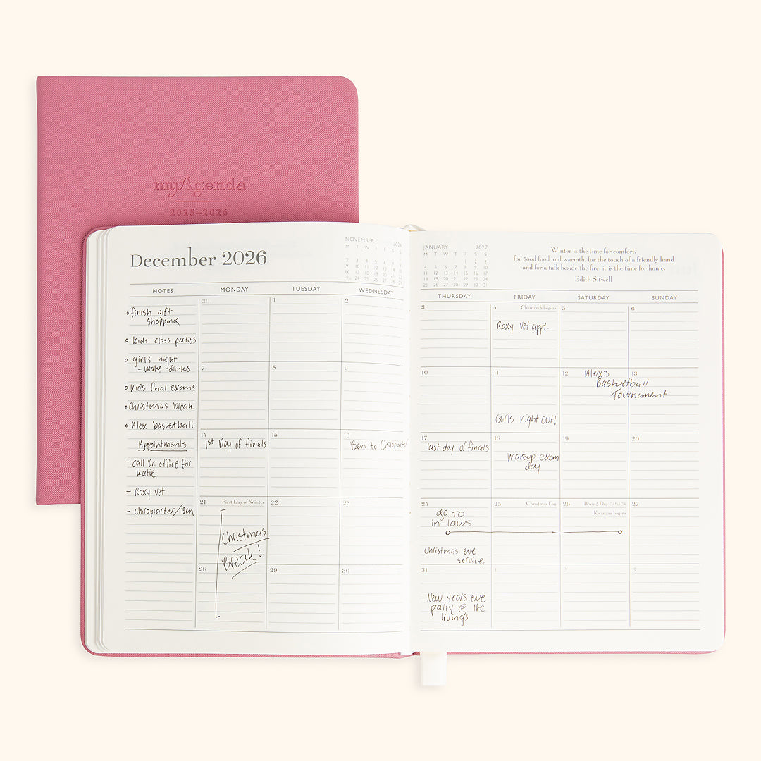 myAgenda Desktop 18-Month Planner 2025–26