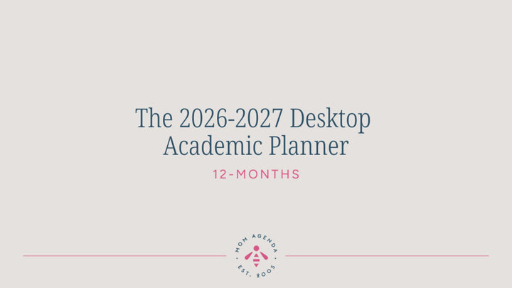 2026-27 Desktop 12-Month Academic Planner