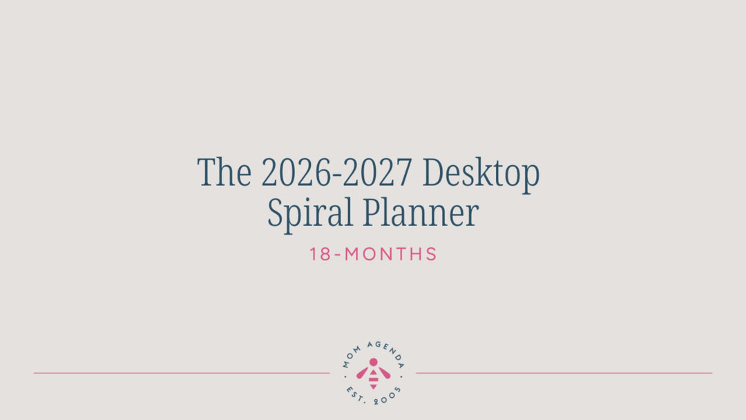 2026–27 Desktop Spiral 18-Month Planner