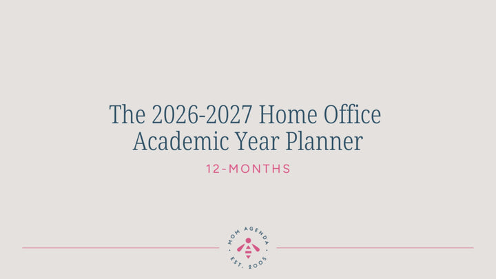2026–27 Home Office Academic Year Planner (12 Months)