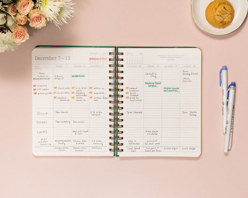 2026–27 Desktop Spiral 18-Month Planner