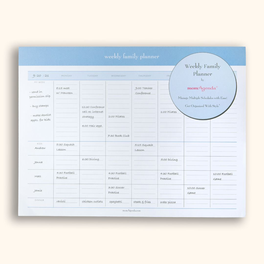 Weekly Family Planner Notepad