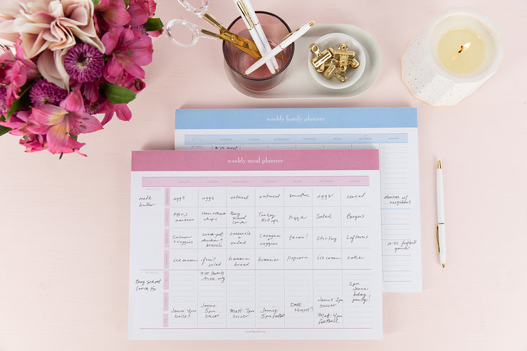Weekly Family Planner Pad