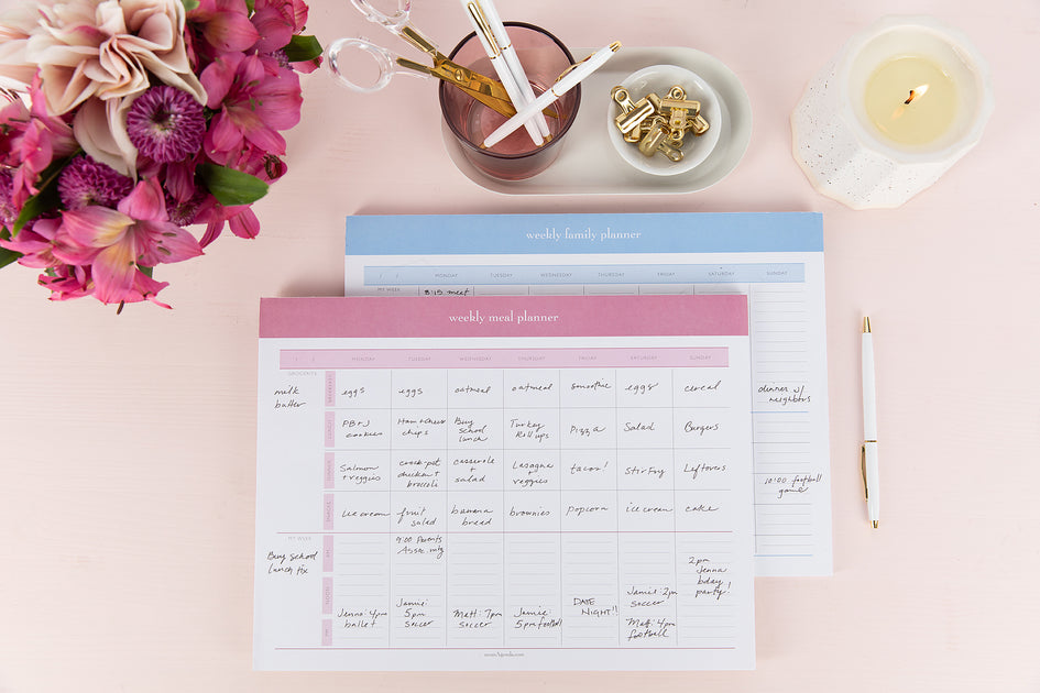 Weekly Meal Planner Pad With Magnet For Family Organization| MomAgenda