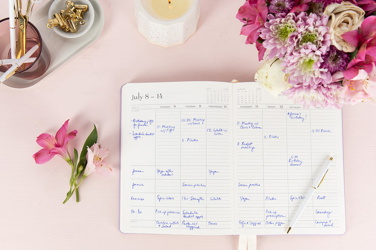 NEW! 2023-2024 myAgenda Desktop | Luxury Day Planner | Weekly Planner (Runs July 2023-December 2024)