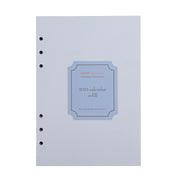 Plotter 2024 Monthly Schedule Refill - A5 Size