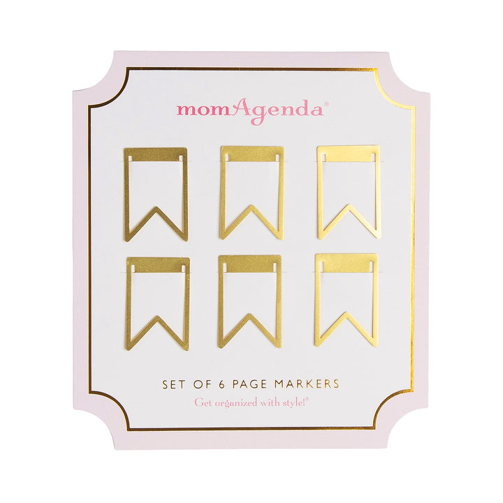 Gold Metal Page Markers