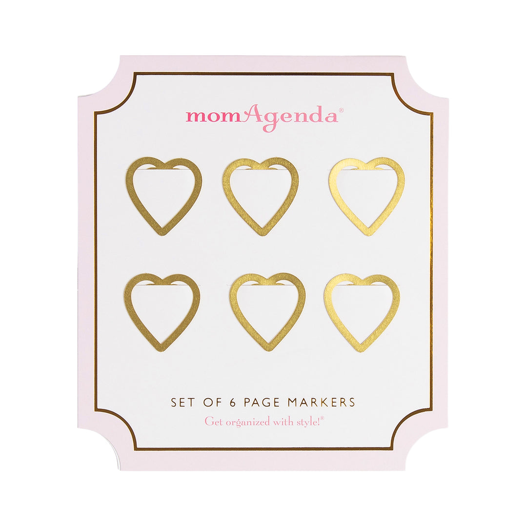 Gold Metal Page Markers