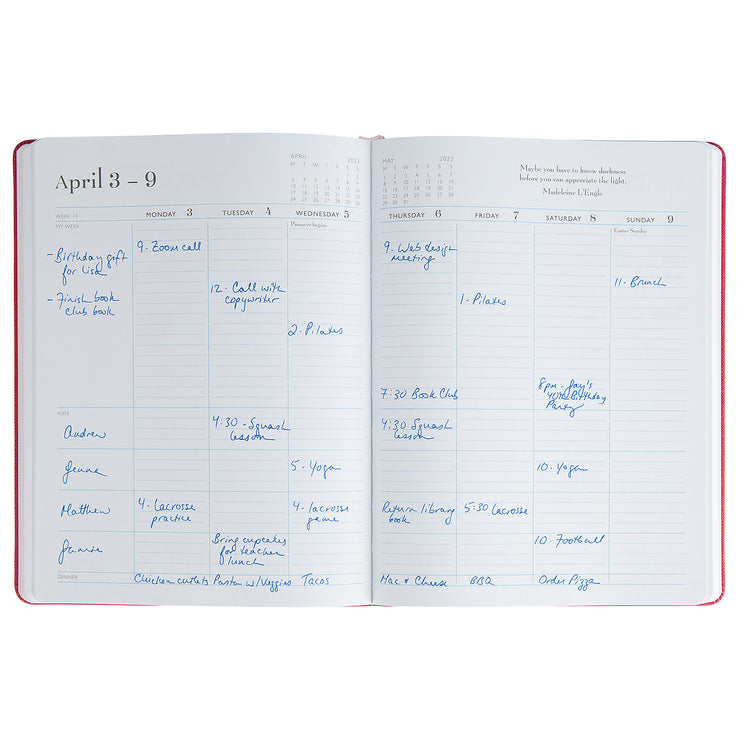 SALE! 2023 momAgenda Desktop | Luxury Day Planner | mom Planner | Family Planner | Agenda  (Runs through December 2023)