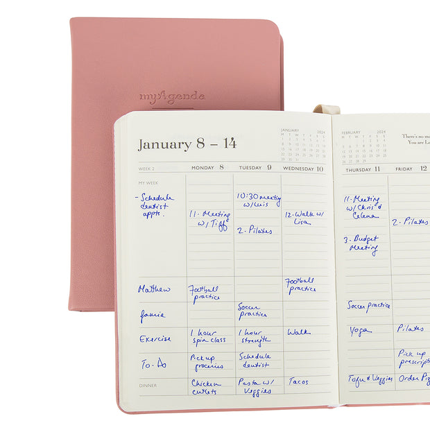 NEW! 2023-2024 myAgenda Mini | Luxury Day Planner | Weekly Planner | Agenda | Student Planner (Runs July 2023-December 2024)
