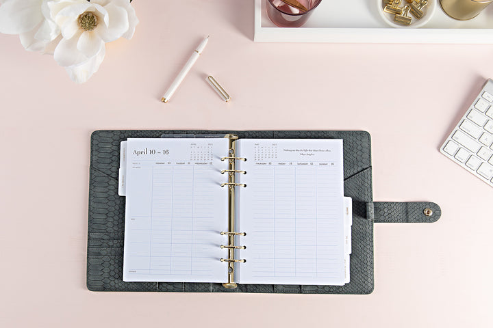 2025 Calendar Year A5 Personal Portfolio Planner