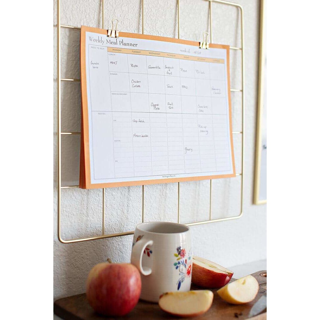 Weekly Meal Planner Notepad