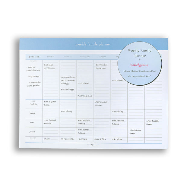 NEW Weekly Family Planner Pad | momAgenda