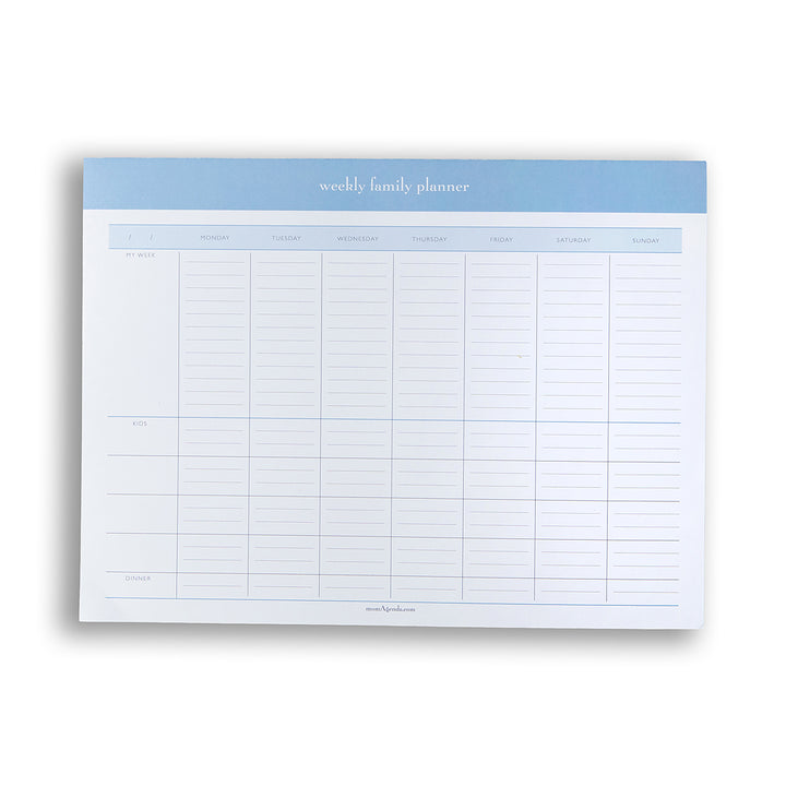 NEW Weekly Family Planner Pad | momAgenda